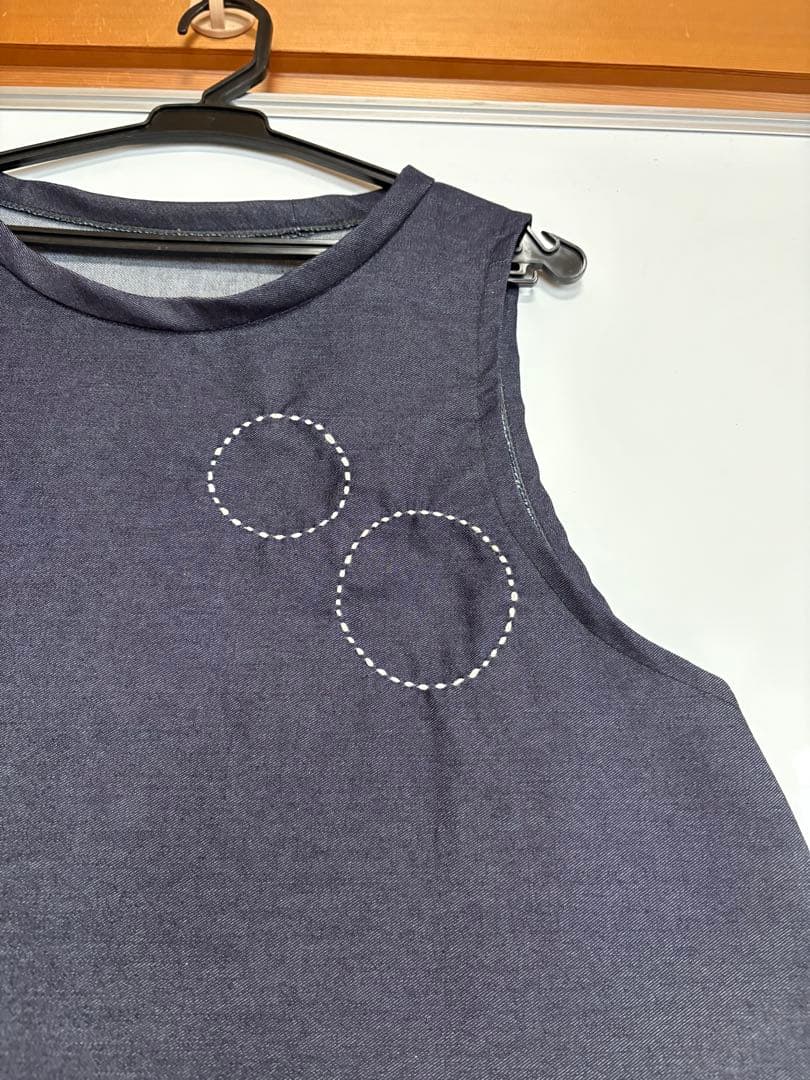 ハンドメイドとベストとパンツ　センソユニコ風