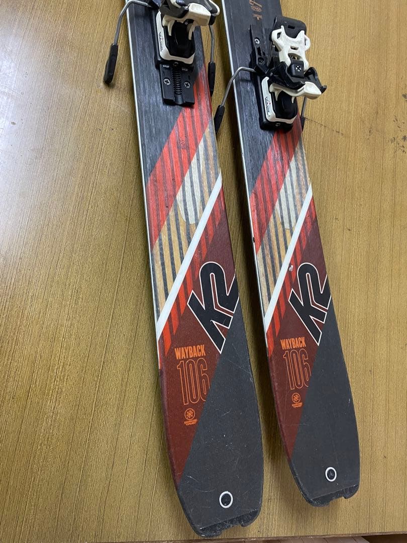 山スキーK2 ウェイバック106 179cm TECビン、BDシール付セット
