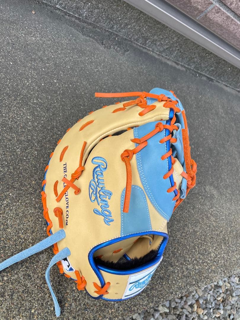 野球 ファーストミット 軟式 大人 ローリングス キャメル　サックス　グローブ