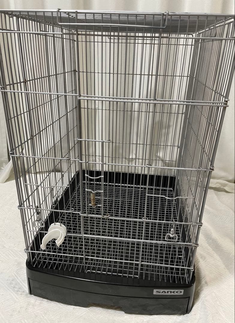 送料込み　SANKO イージーホーム４０ハイ　BK ブラック ステンレス　ケージ