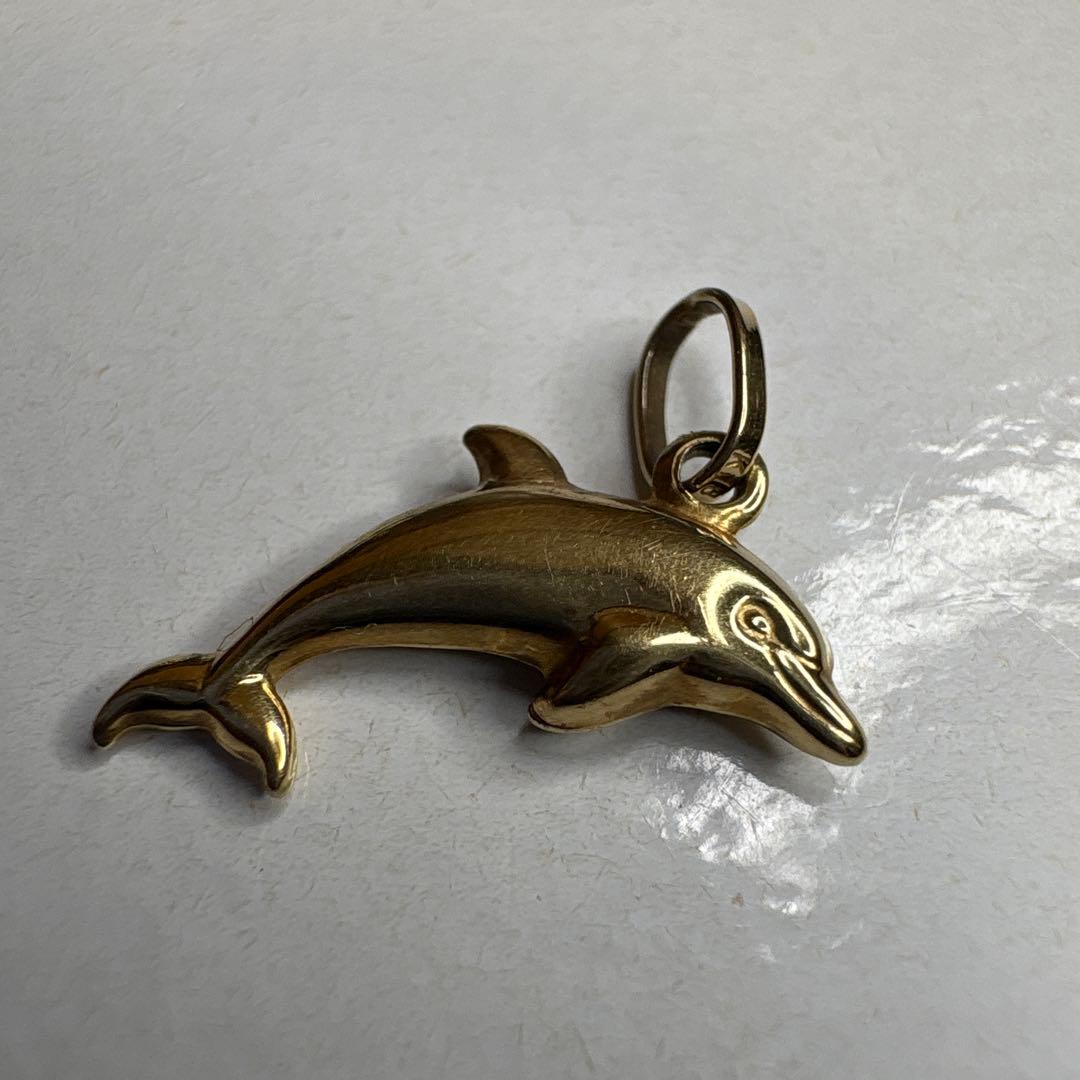 イルカチャーム K18