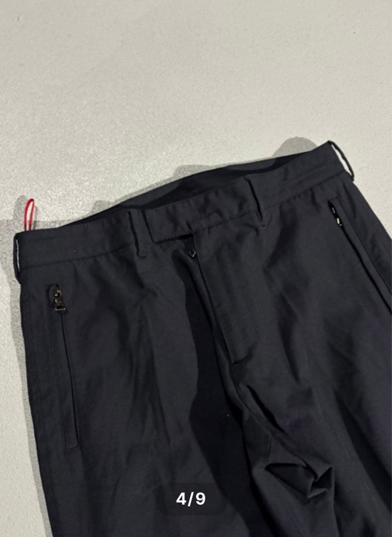 パンツ PRADA SPORT straight slacks black