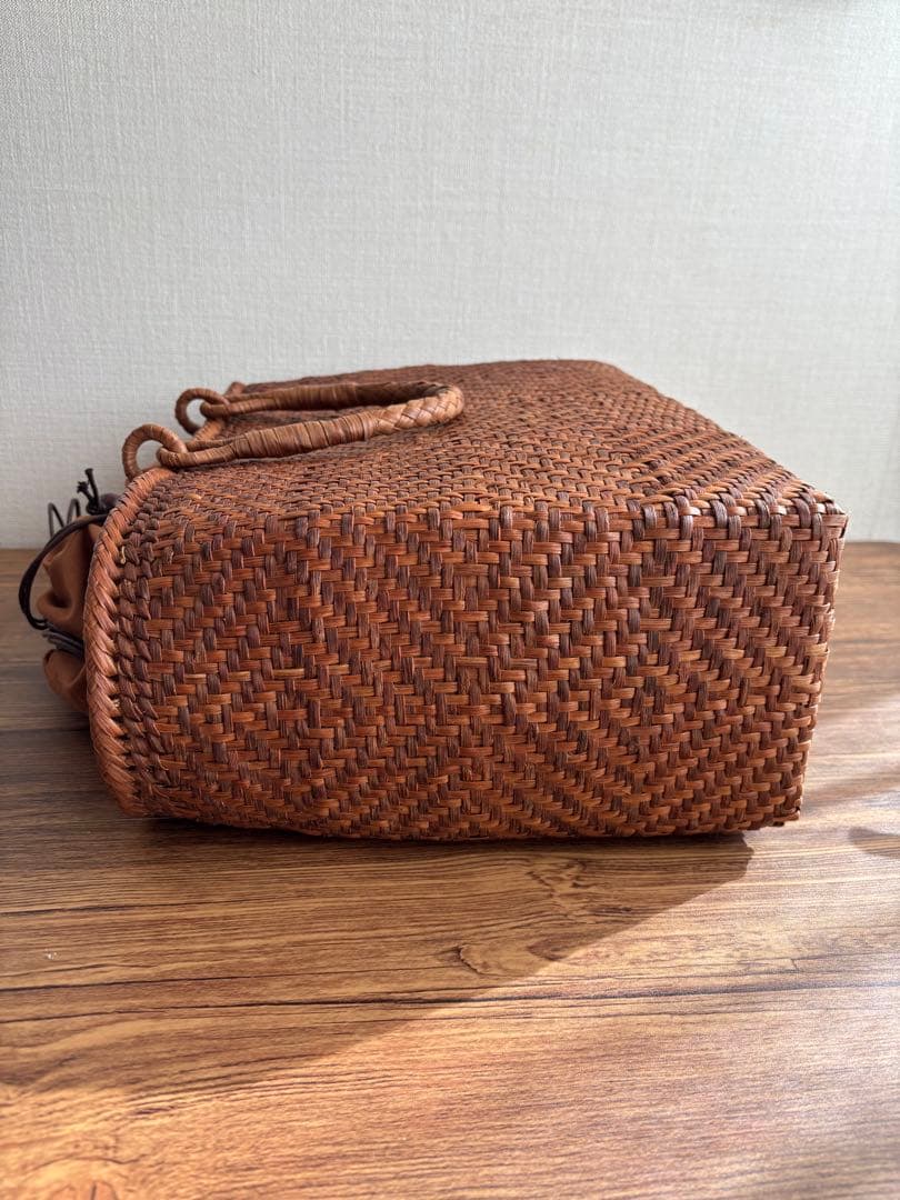 国産山葡萄蔓　かごバッグ　網代編み