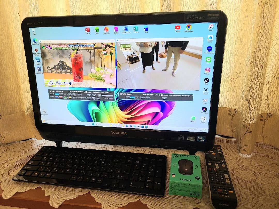 東芝TVPC BSCS地デW視聴 i7 SSD512GB 16GB W11Pro