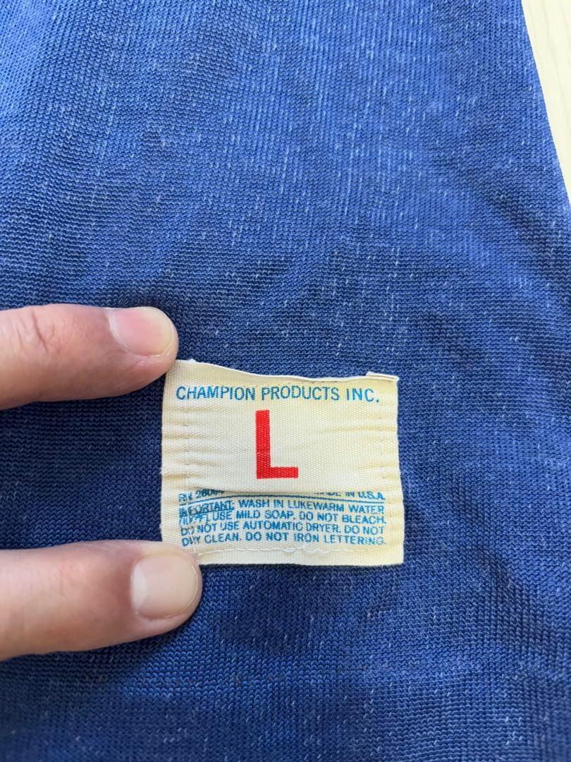 チャンピオン　フットボールシャツ