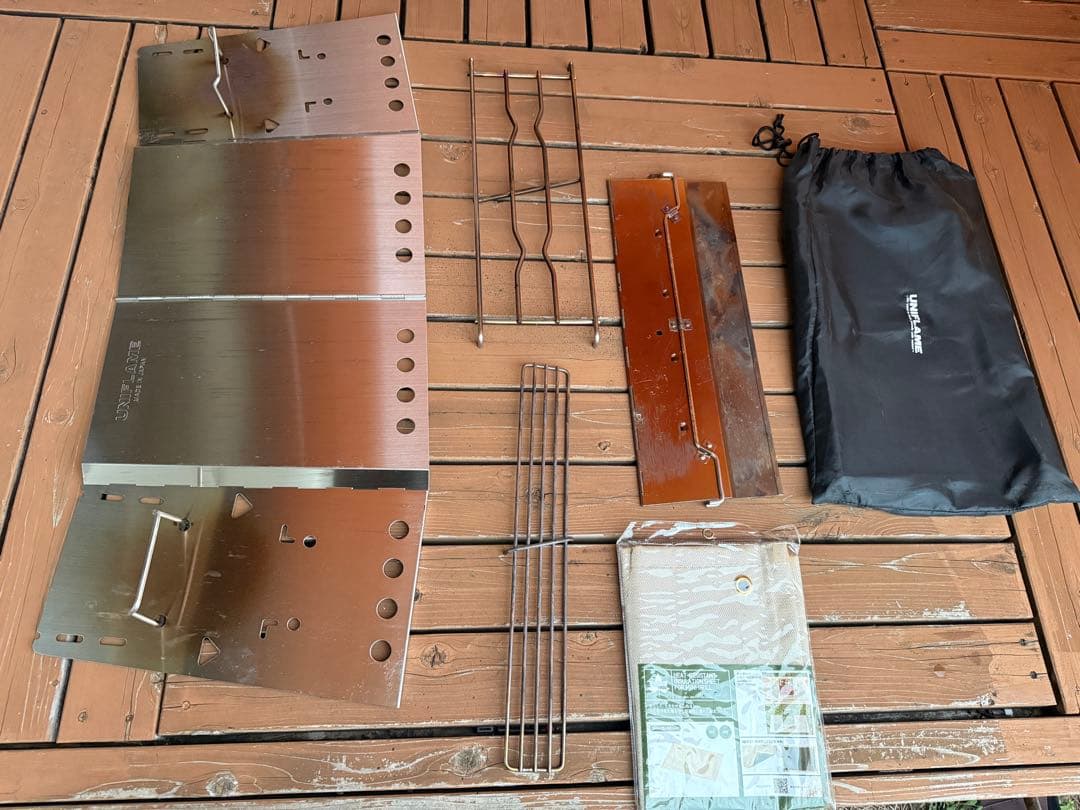 廃盤品UNIFLAME薪グリルレギュラー