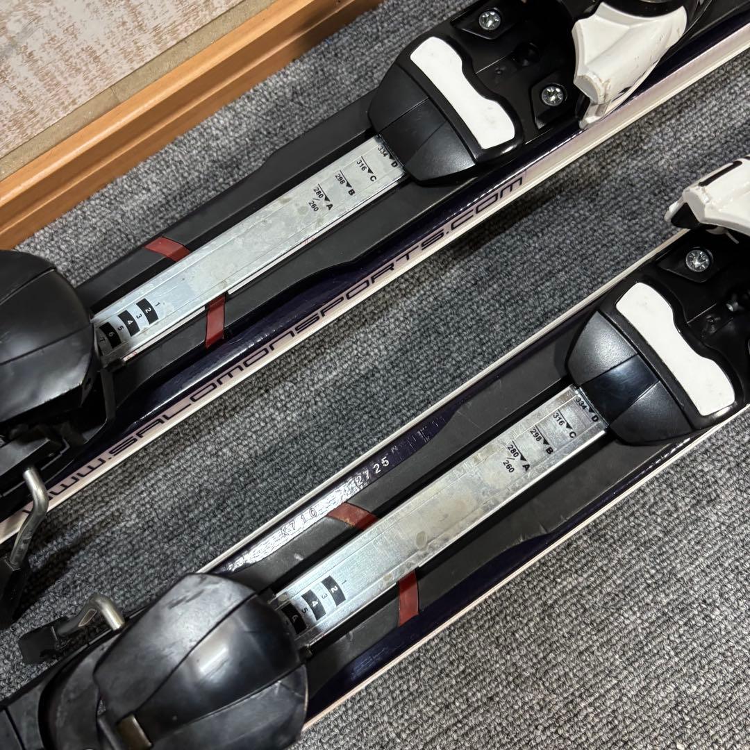 【送料無料】SALOMON カービングスキーストック付き