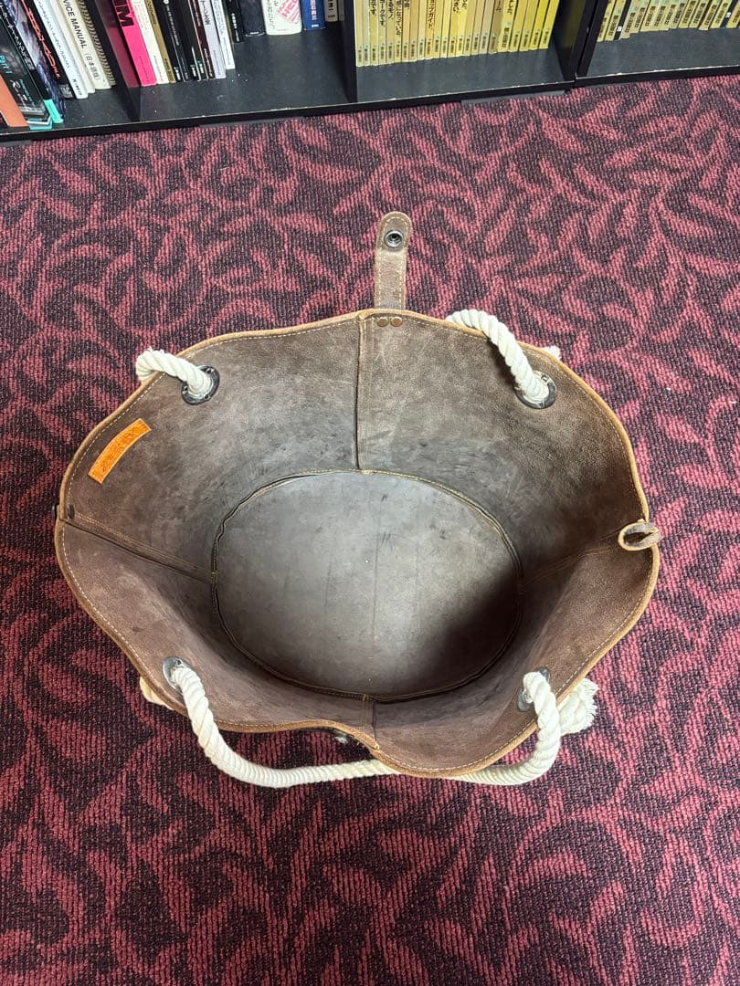 GUM-A-MAMA 定価約6万特注コードバン使用バケットバック希少レア