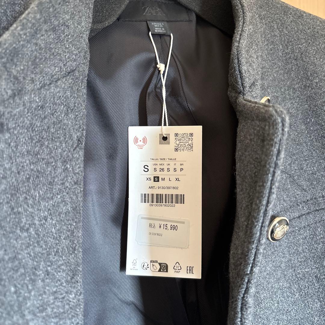 ZARA ダブルブレストコート　新品未使用