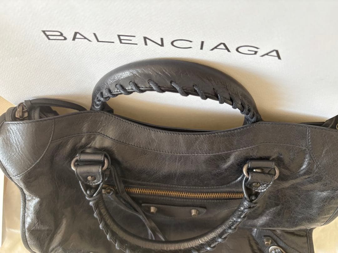 Ss 新品・未使用　BALENCIAGA シティ バッグ　ブラック