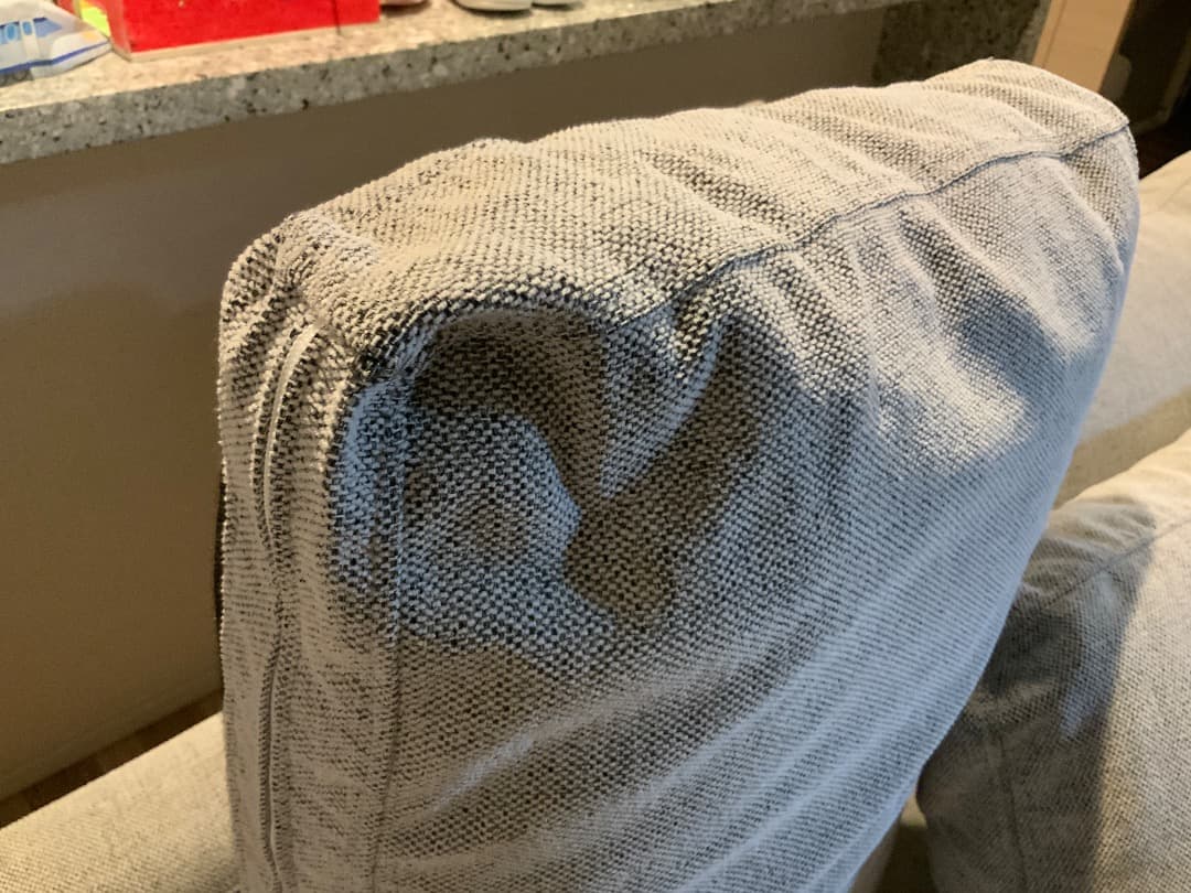 【直接受取】ニトリ 布張りカウチソファベッド ノアーク