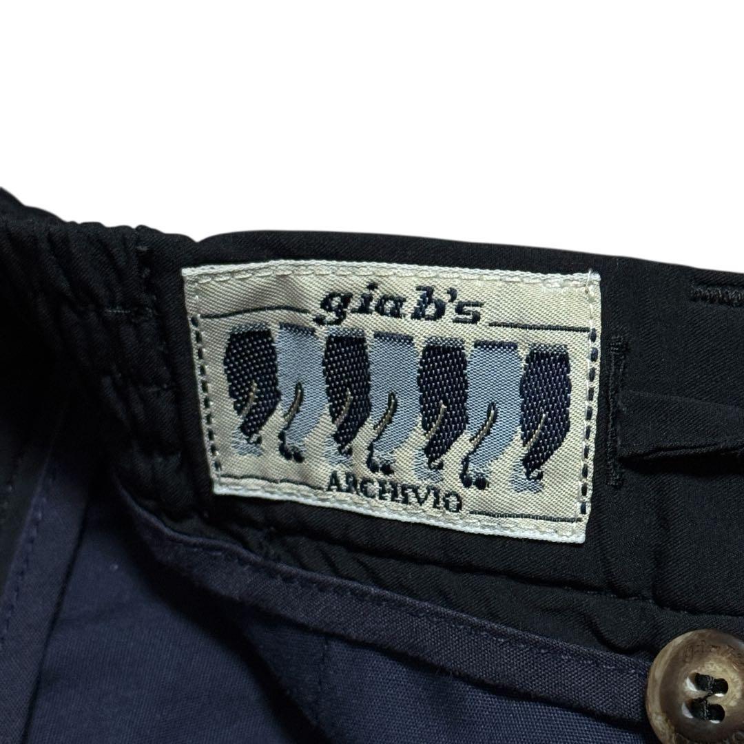 giab's ARCHIVIO MASACCIO ナイロンリラックスパンツ 42