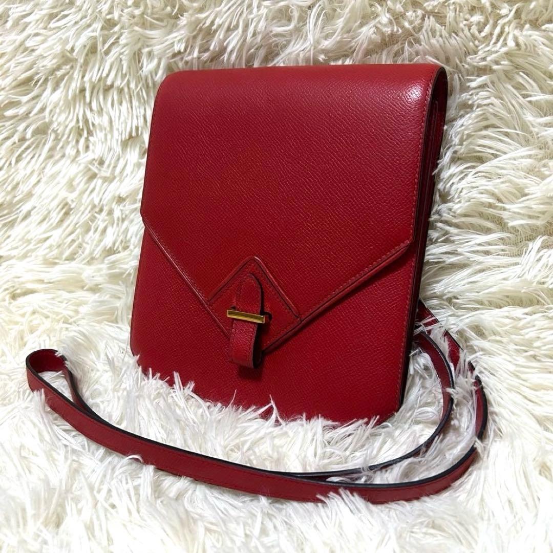 エルメス THULE スーリーショルダーバッグ ルージュ クシュベル