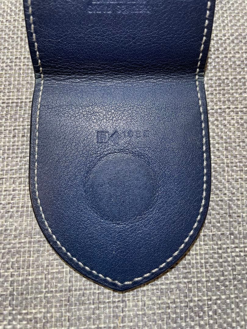 HERMES エルメス マネークリップ レザー エクスリブリス ヴォースイフト