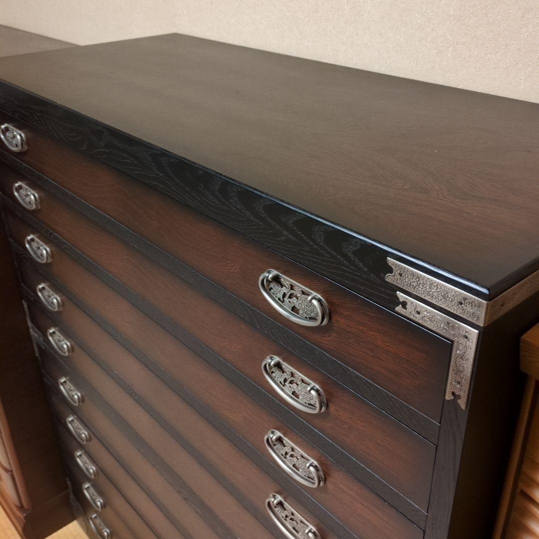 木製衣類収納ケース 10引き出し