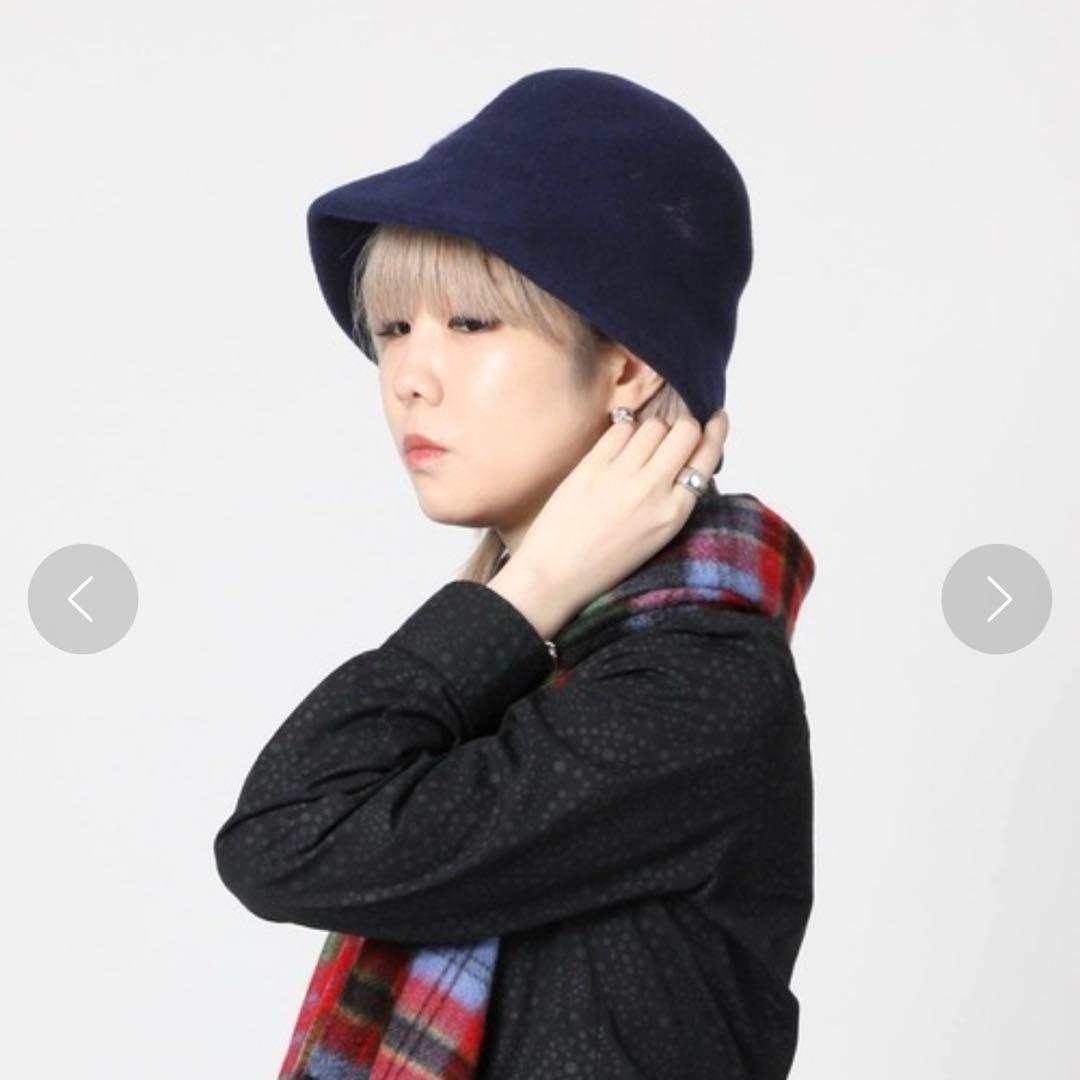 美品✨ ヴィヴィアン　帽子　ハット　オーブ 刺繍　バスククロッシェ　紺　S〜M