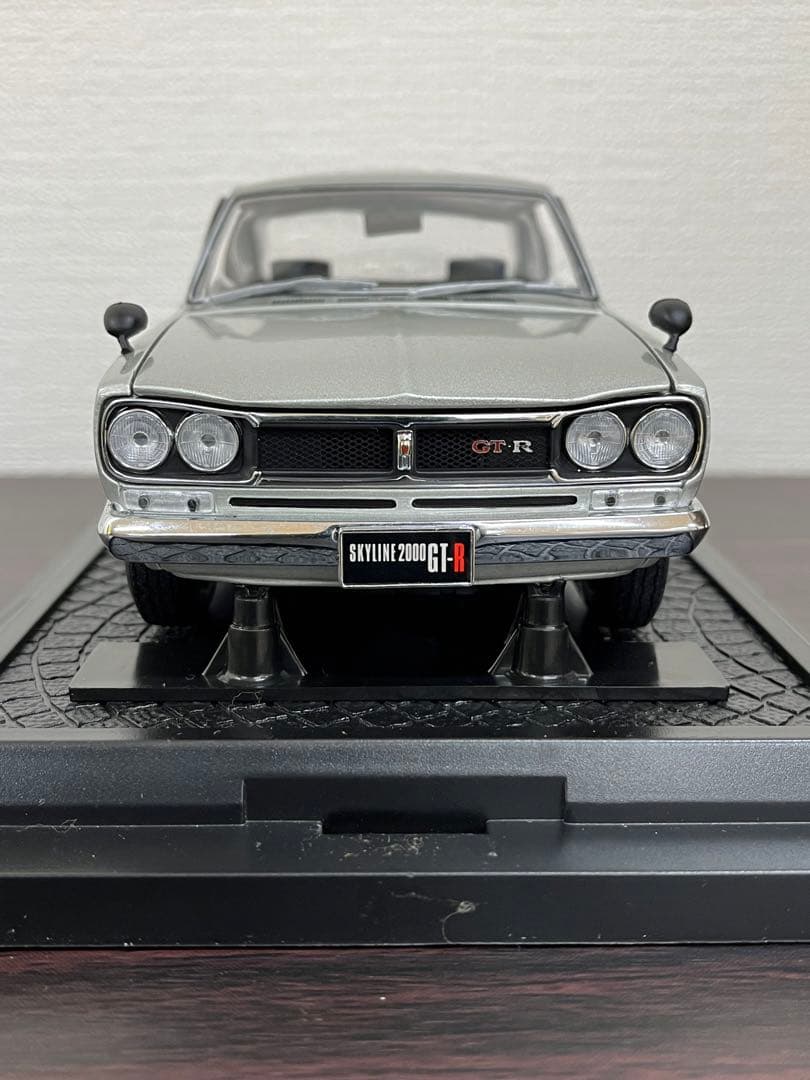 京商Nissan Skyline ハコスカGTR 1/18 シルバー