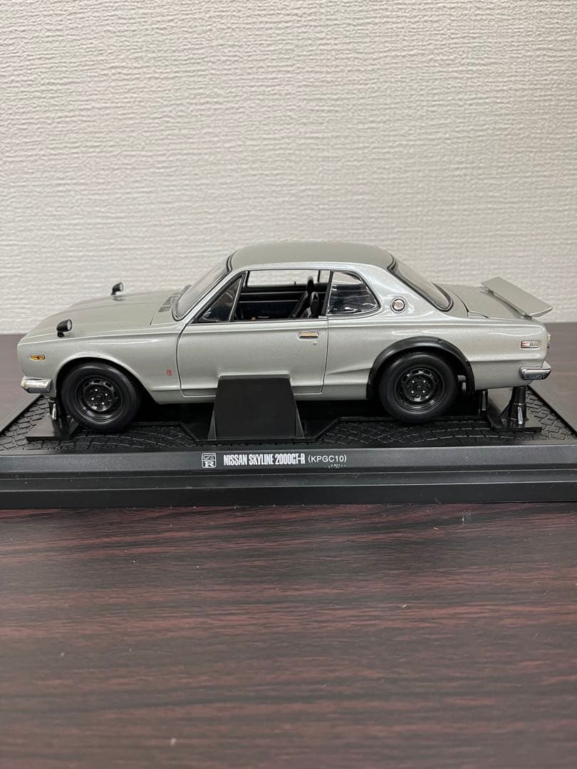 京商Nissan Skyline ハコスカGTR 1/18 シルバー