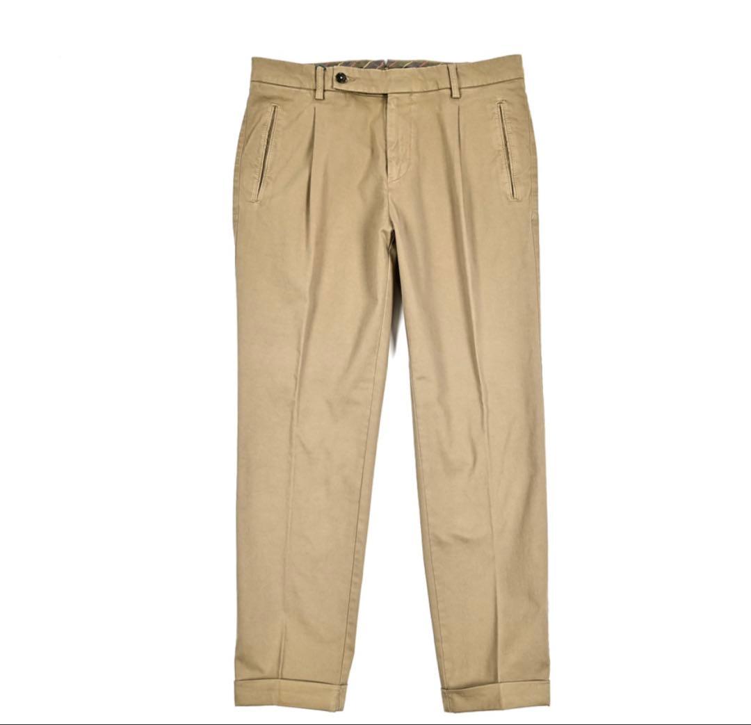 【新品】ベルウィッチ BERWICH スラックス ワンタック チノパンツ　48