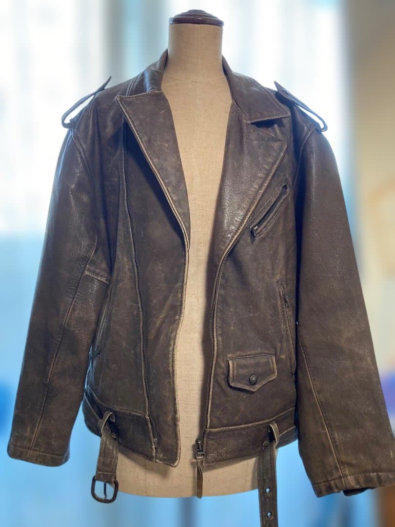 CHARLES CHEVIGNON レザーライダースジャケット