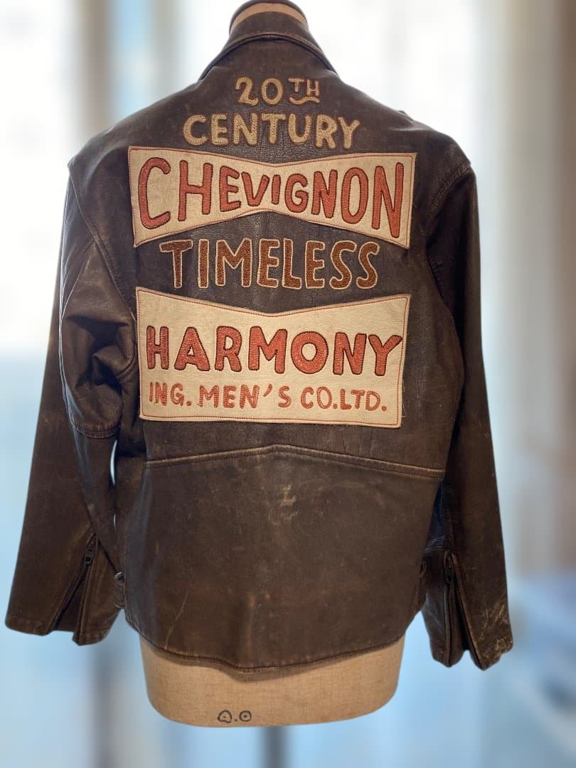 CHARLES CHEVIGNON レザーライダースジャケット