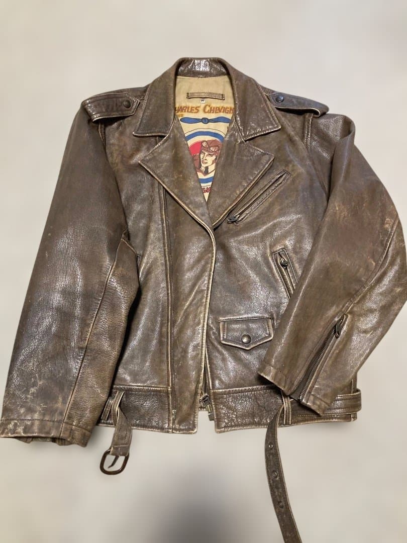 CHARLES CHEVIGNON レザーライダースジャケット