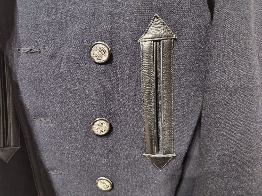 ナイジェルケーボン 40s NAVY Pコート ピーコート 状態良好 48