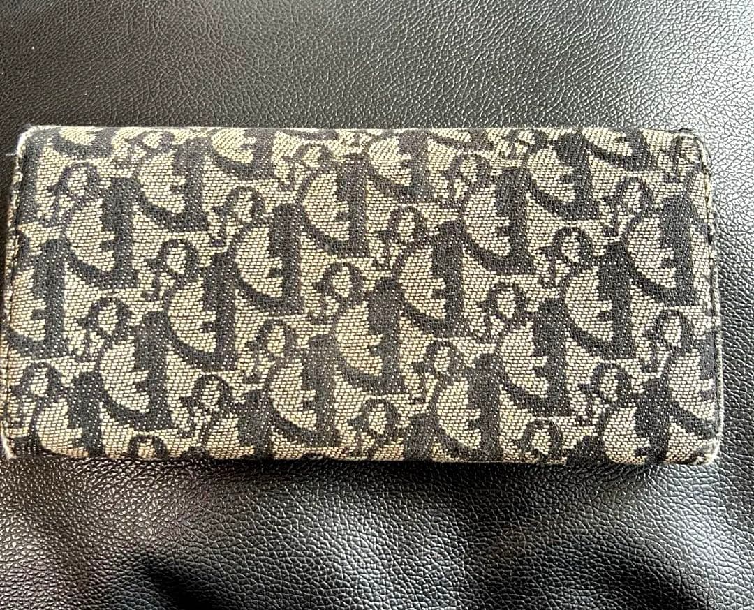 【良品】Christian Dior クリスチャンディオール トロッター 長財布