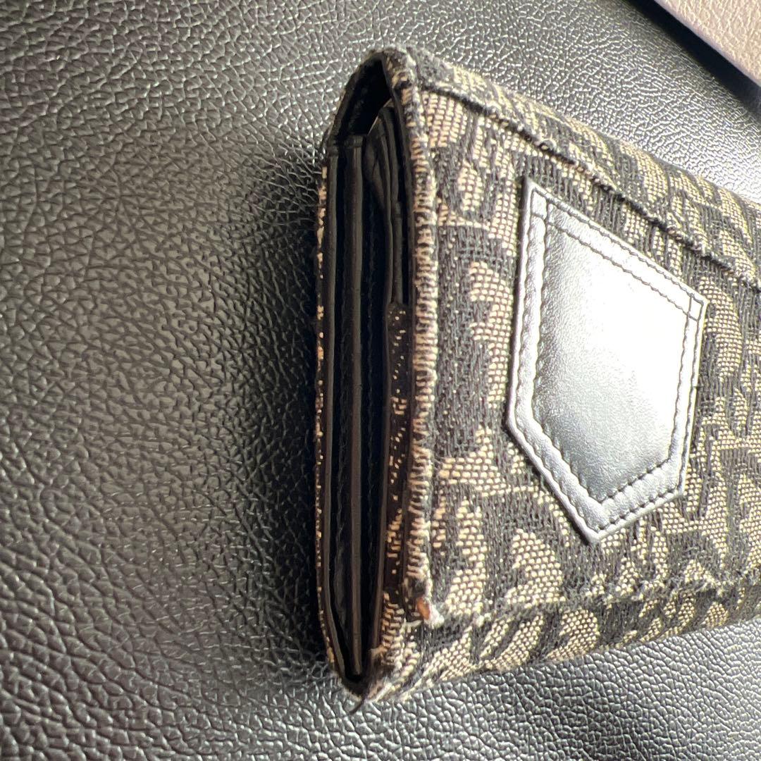 【良品】Christian Dior クリスチャンディオール トロッター 長財布