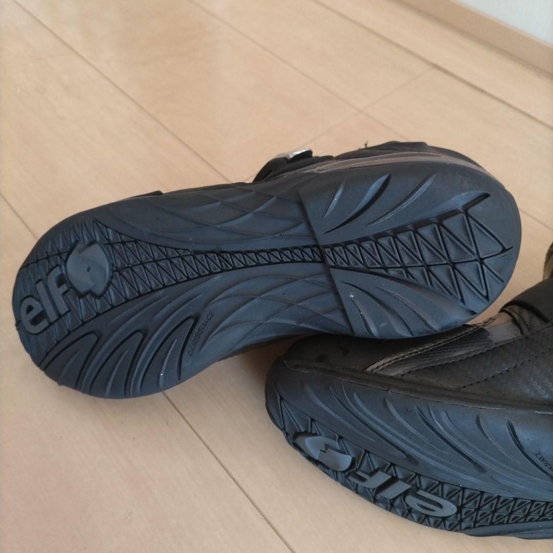 elf バイク用靴 ブラック