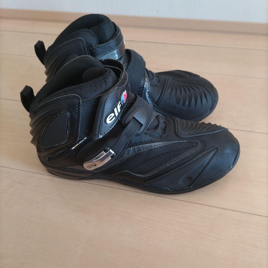 elf バイク用靴 ブラック