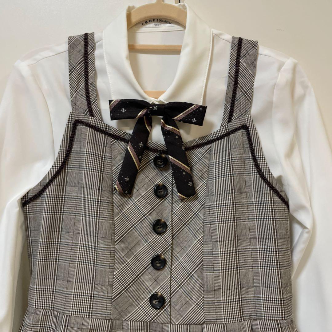 極美品❣️ショパン　女の子　フォーマル　スーツ　150❤️卒業式　卒服　クミキョク