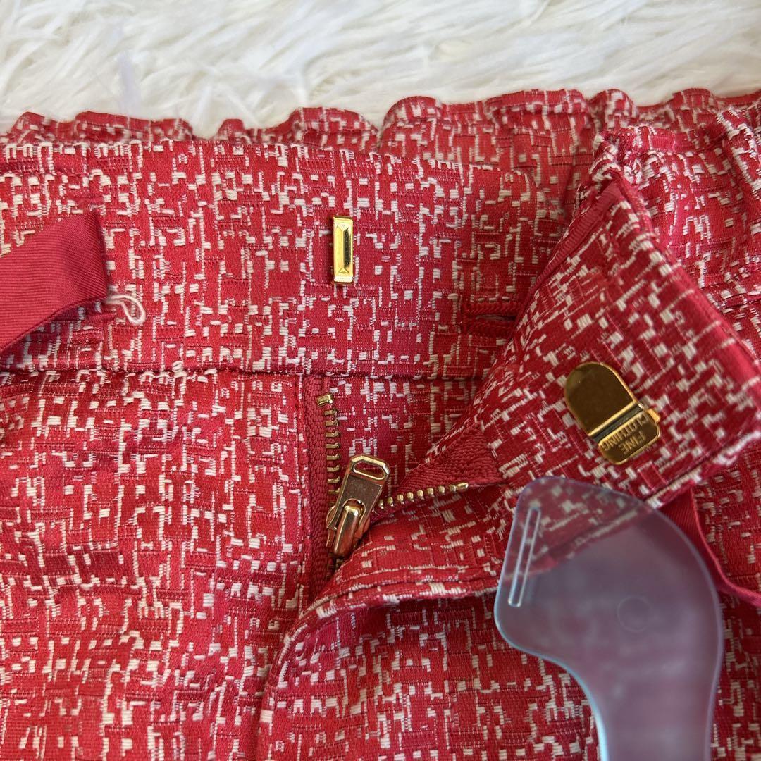 ✨美品✨ ドゥロワー カスリジャガードドロストパンツ シルク 近年 40