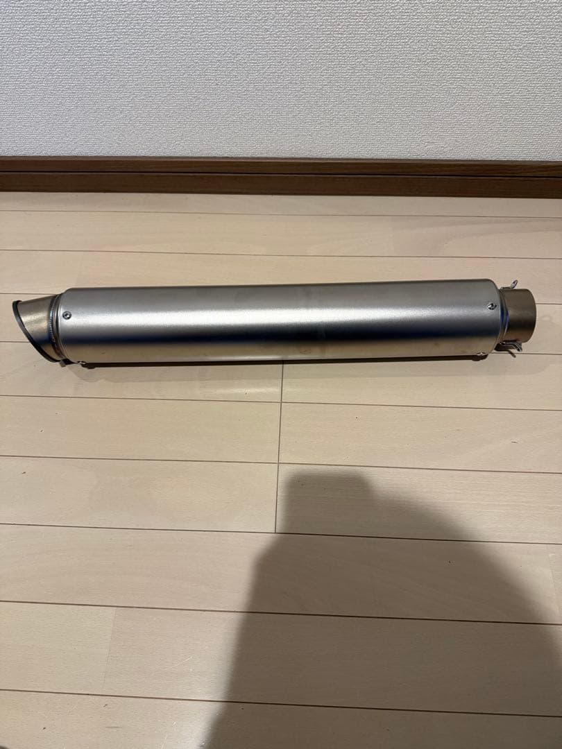 ソリッドステン　ストレート　ロングサイレンサー　60.5 汎用　バンド付き