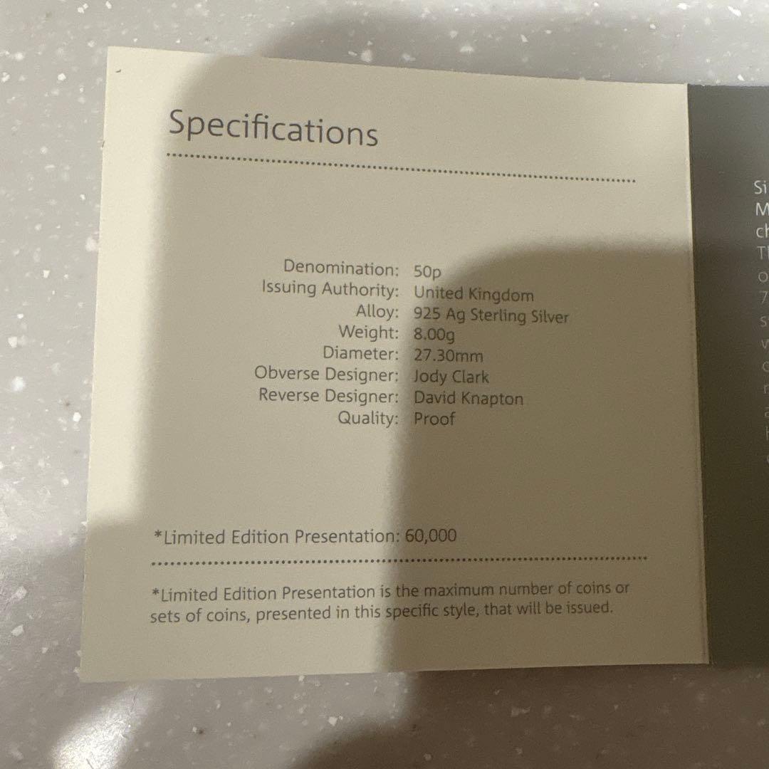 パディントン2018 50p銀貨