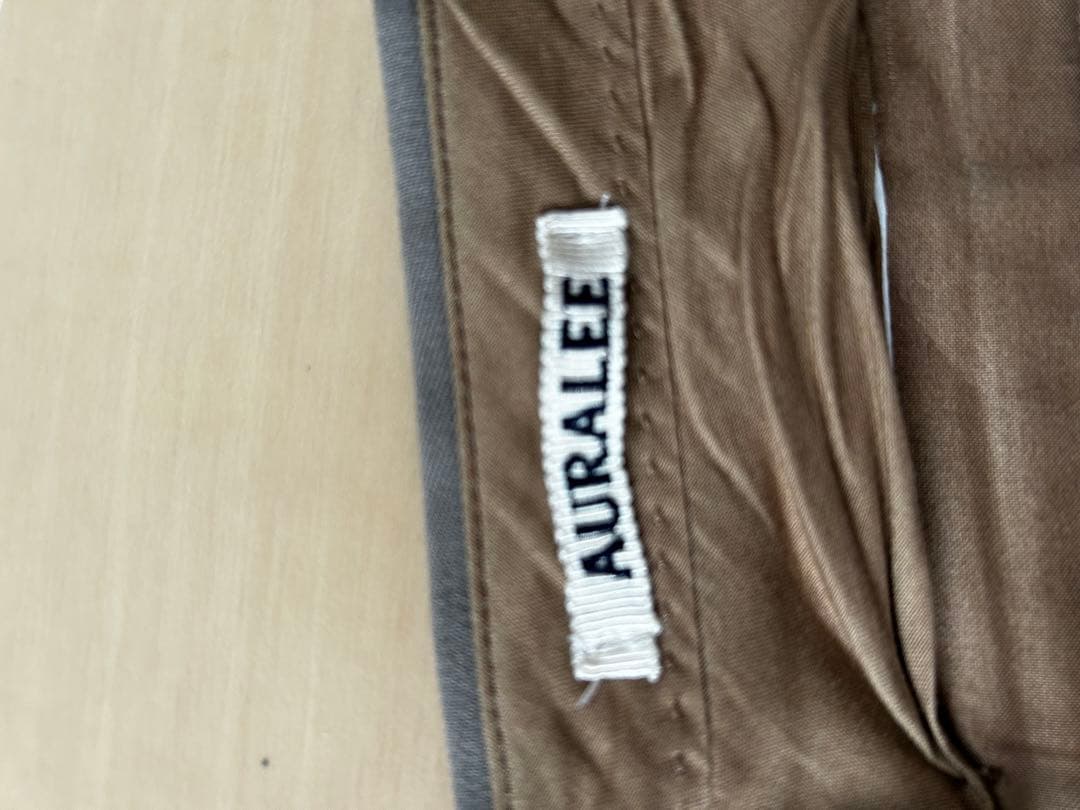 パンツ AURALEE wool max gabardine slacks