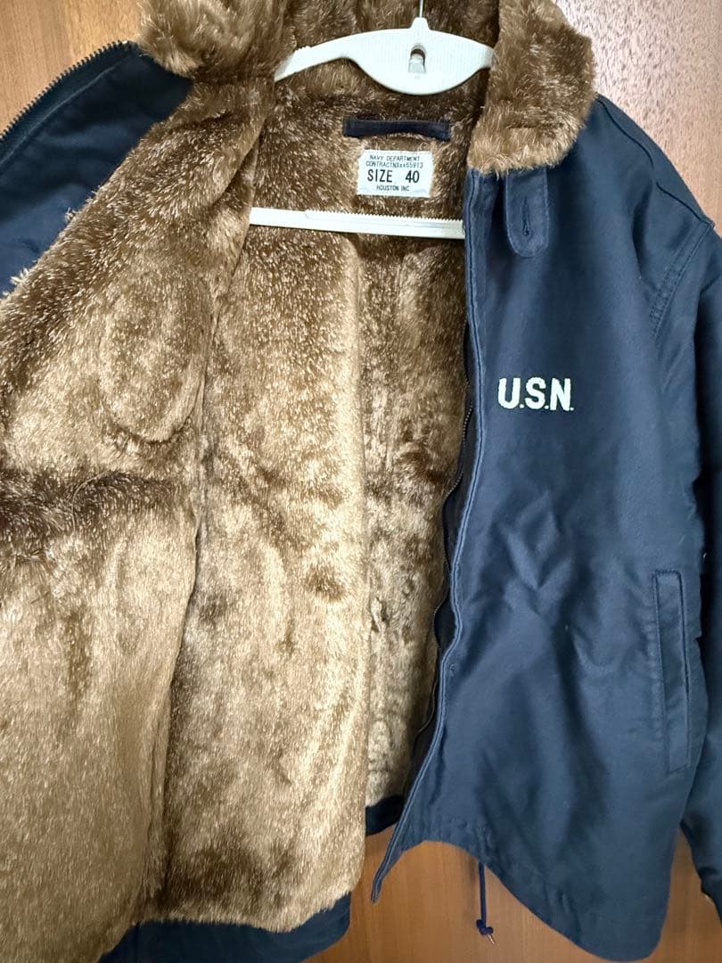 希少　ヒューストン HOUSTON N1デッキジャケット ミリタリー