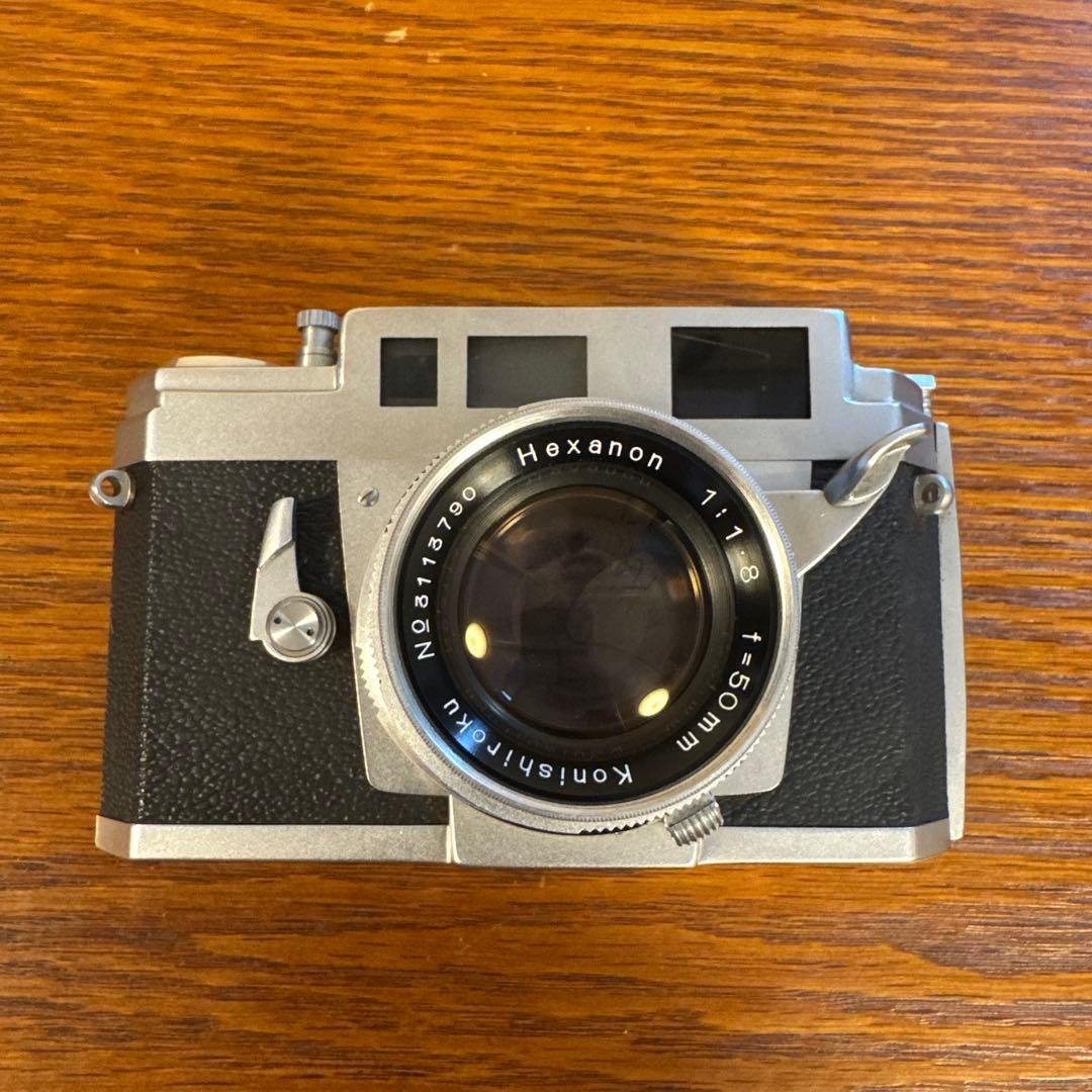 Konica III A フィルムカメラ Hexanonレンズ付き