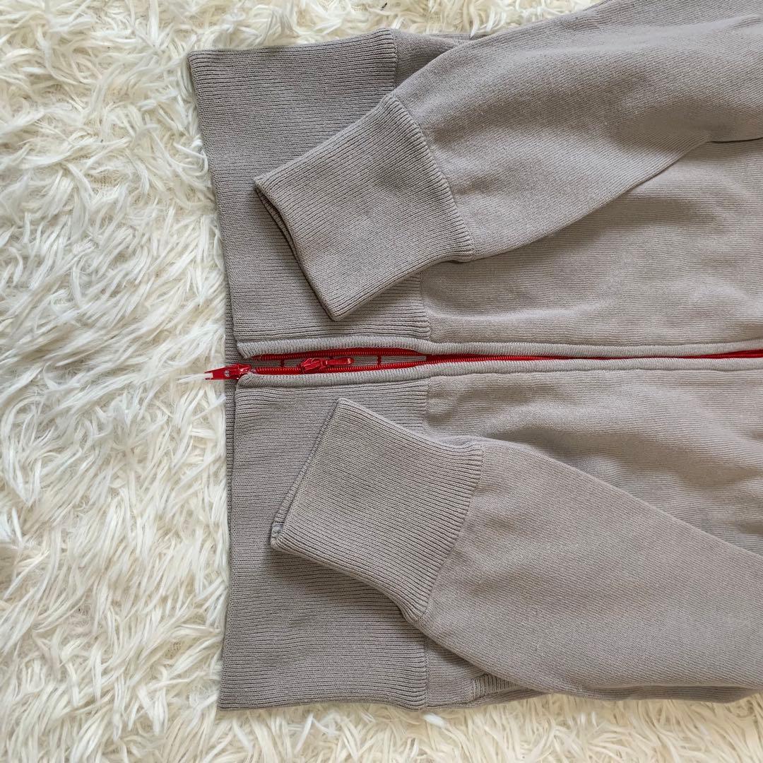 VIVIENNE TAM ドラゴン刺繍 グレー フルジップジャージ