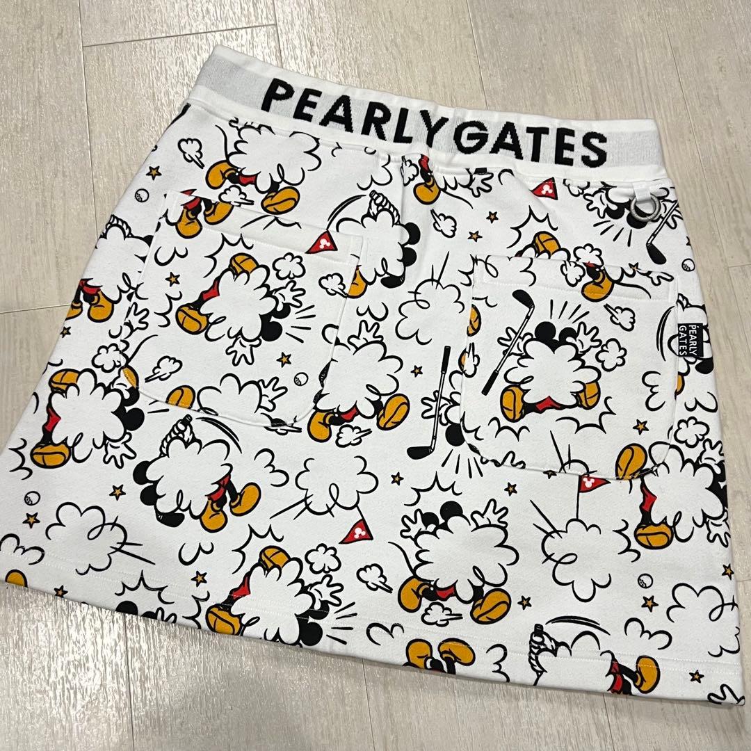 【新品未使用】パーリーゲイツ ディズニー ミッキー コラボ スカート 0サイズ