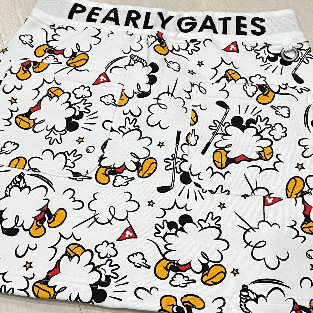 【新品未使用】パーリーゲイツ ディズニー ミッキー コラボ スカート 0サイズ