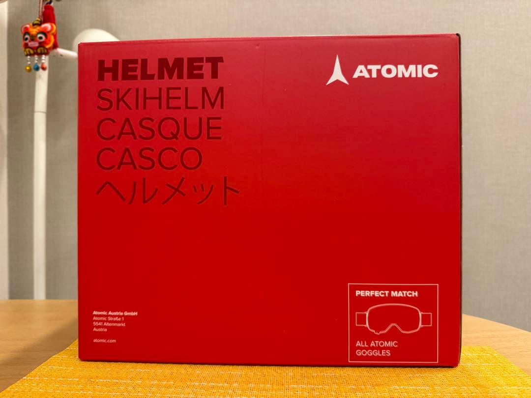 ATOMIC SAVOR ヘルメット M ダークレッド