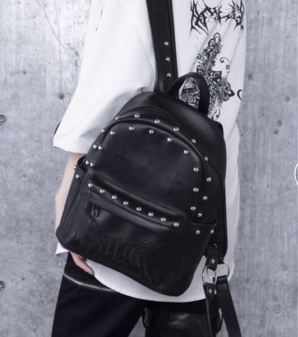 DARK ANGEL BEAR型押しスタッズリュック
