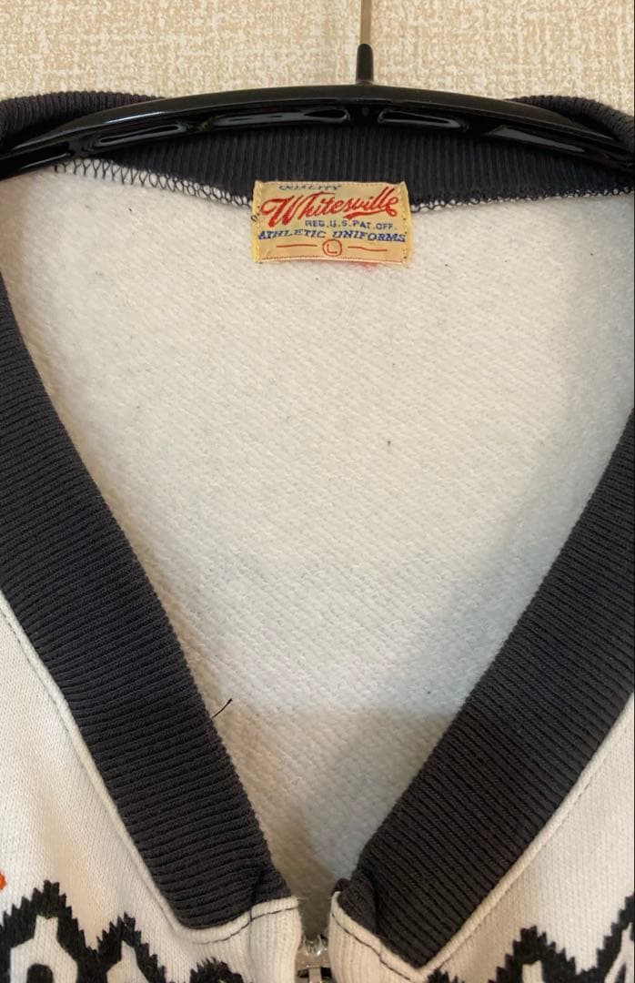 ホワイツビル  PATTERN ZIP SWEAT SHIRT