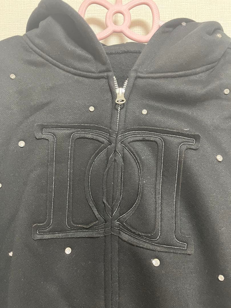 ダーリッチDarich DDロゴビジュージップパーカー　ブラックF 新品