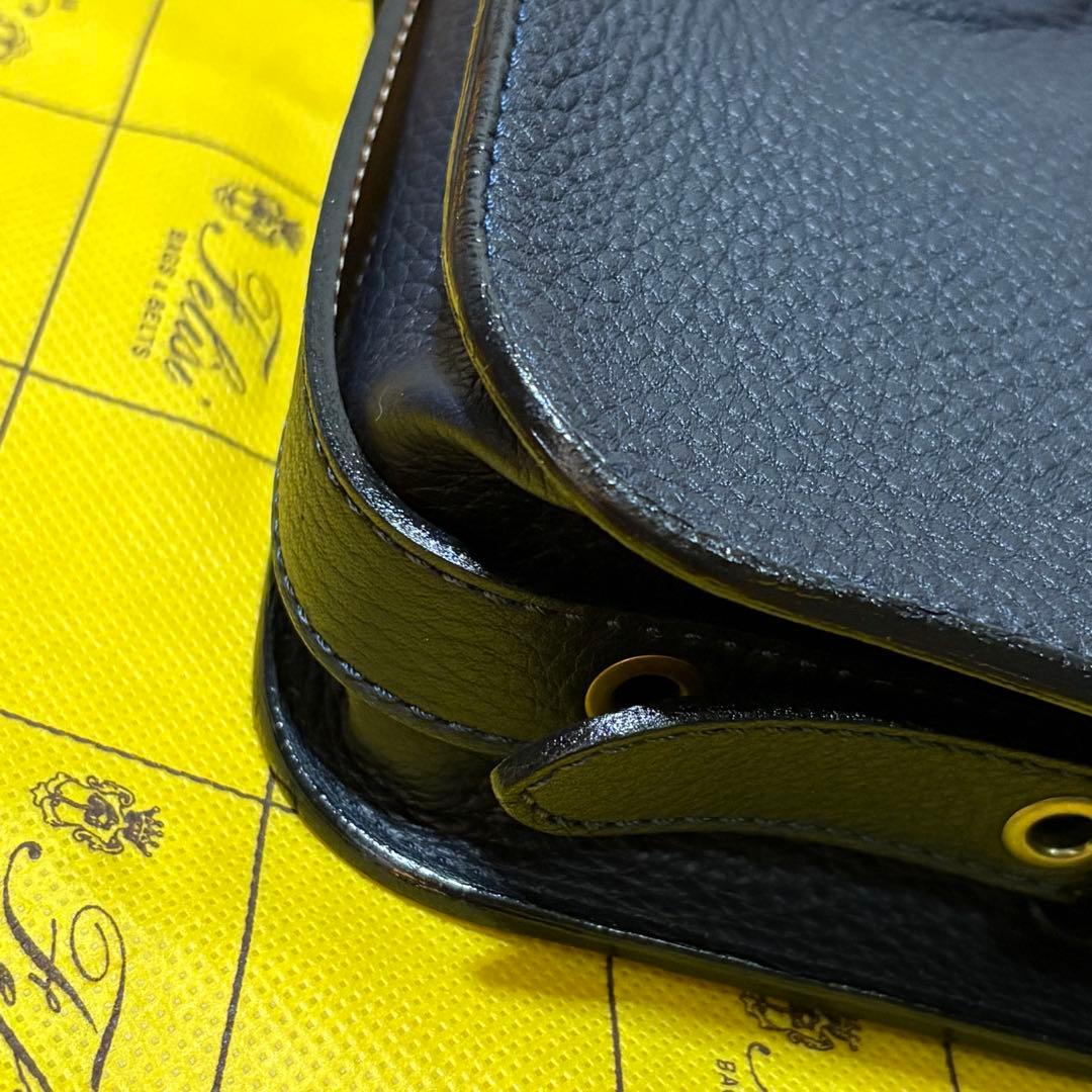 激レア！！【Felisi】 コレクションレザー ショルダーバッグ(ネイビー)