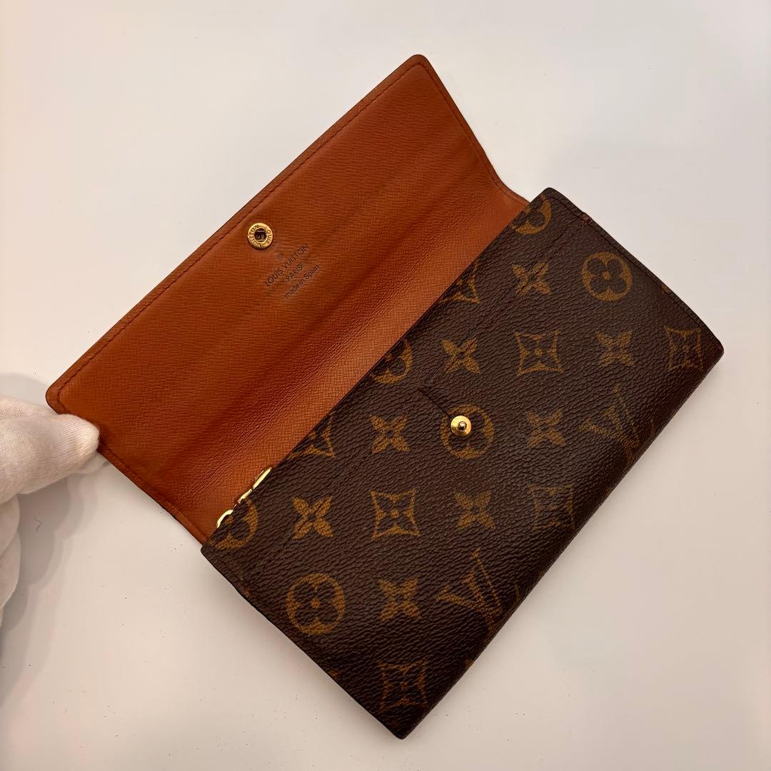 ✨鑑定済み✨ルイヴィトン✨モノグラム✨長財布 ポルトフォイユサラ