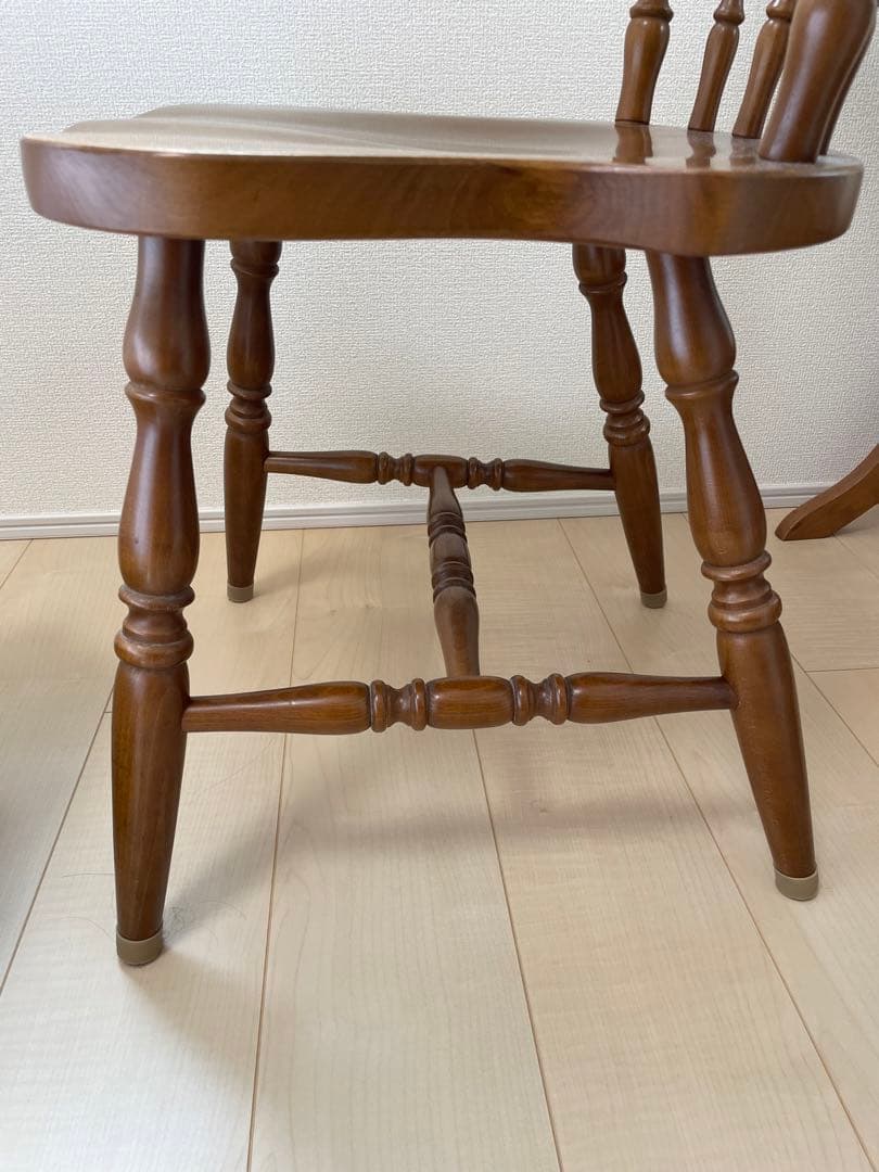 【2脚】ダイニング チェア ウィンザーチェア