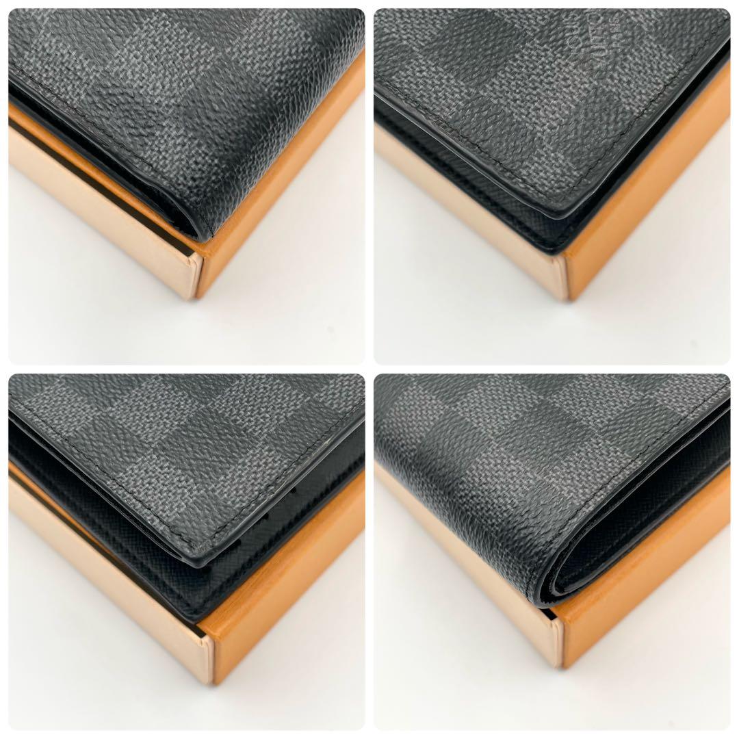 RFID/美品★ルイヴィトン　ダミエグラフィット　ポルトフォイユ・マルコ