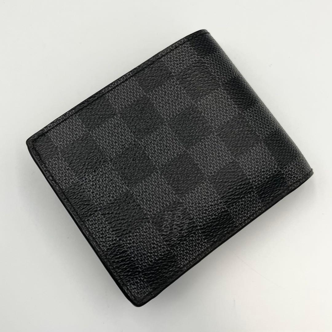 RFID/美品★ルイヴィトン　ダミエグラフィット　ポルトフォイユ・マルコ